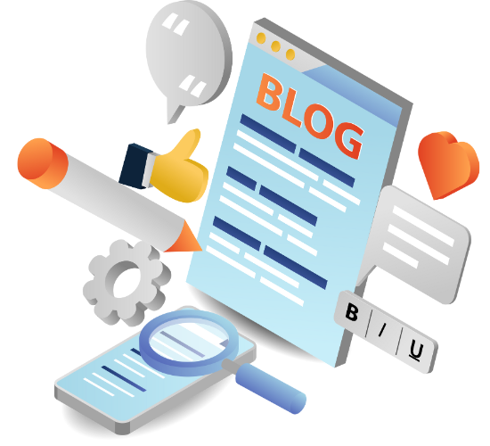 Graphic with blogging tips for beginners using social media management for content creation and sharing.