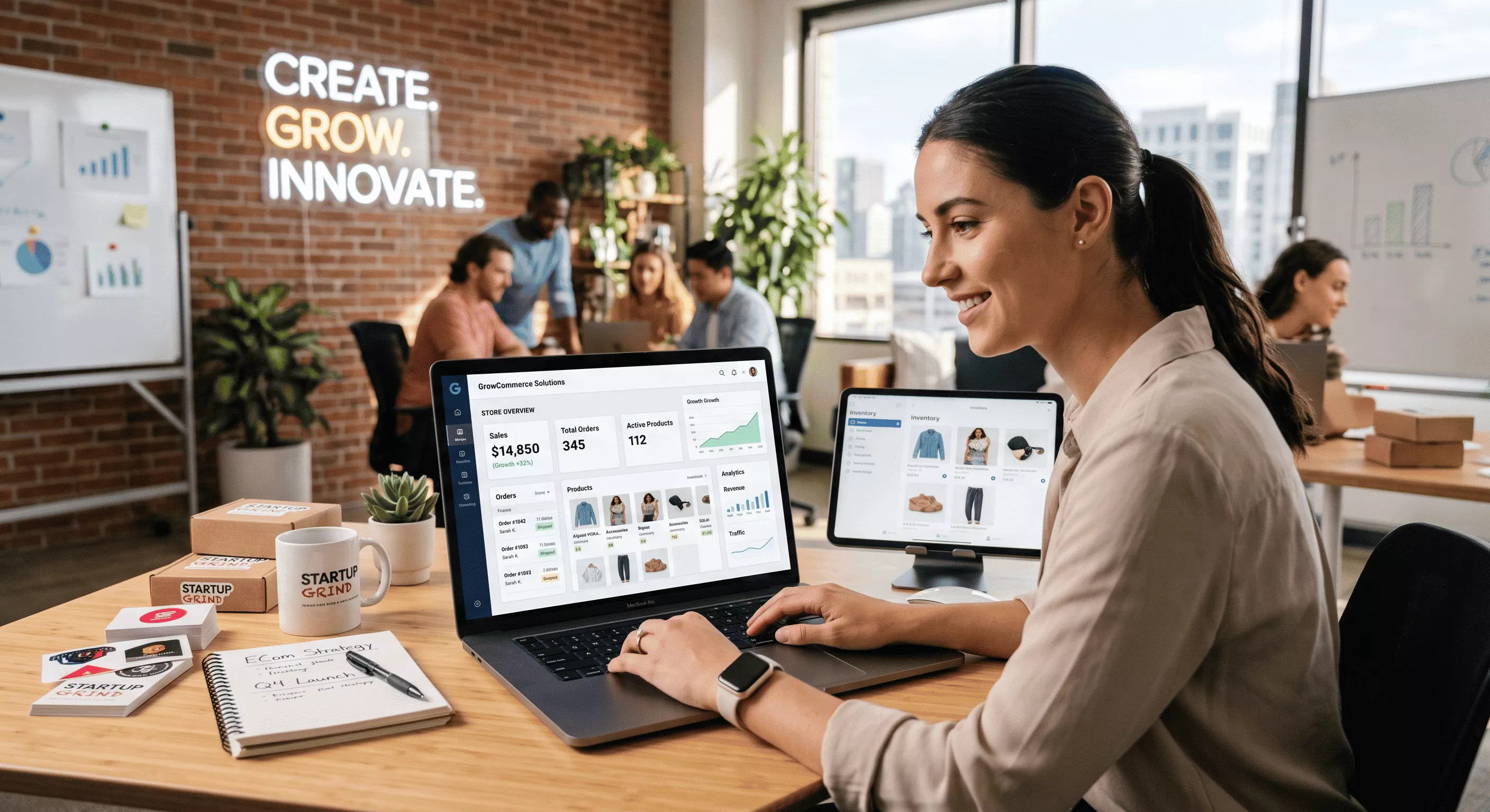 eCommerce development platform for startups to create, grow, and innovate 